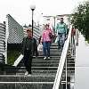 В Октябрьском округе Иркутска приступили к ремонту лестниц