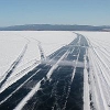 Первая автомобильная ледовая переправа открылась в Тулунском районе