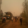 Три дома сгорели в железногорске-илимском в результате лесного пожара