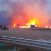 Огонь уничтожил 22 дома в поселке Дальний