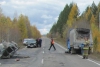 На трассе Братск – Усть-Илимск в результате столкновения трех автомобилей