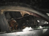 В Ангарске предварительно из-за поджога сгорел автомобиль Nissan Primera