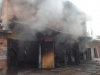 В Иркутске в результате пожара в гаражном боксе сгорел автомобиль Nissan