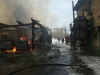 В Ангарске сгорело складское помещение с емкостями нефтепродуктов