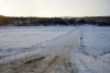 В Бодайбинском районе открыта ледовая переправа протяженностью 500 метров